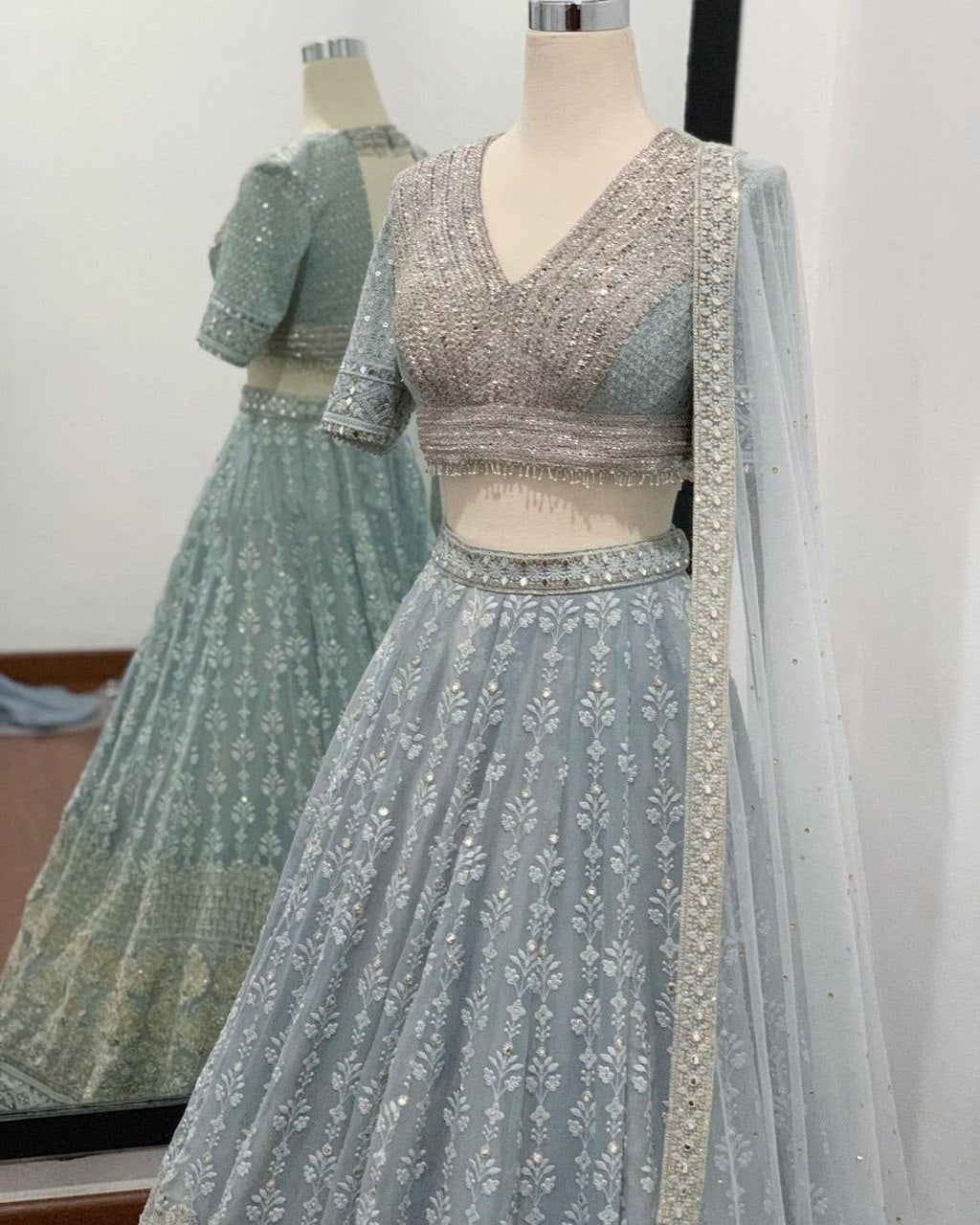 Celestial Serenity Lehenga Choli (TOP QUALITY)