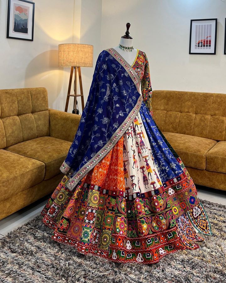 Scarlet Spin Navratri Lehenga Choli