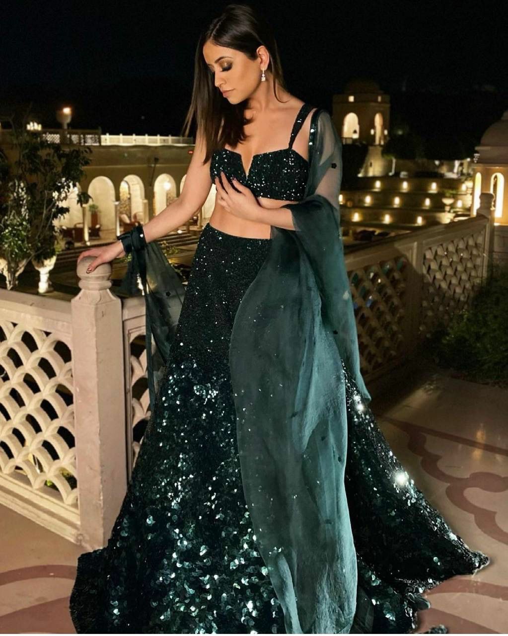Marakata Majesty Lehenga Choli