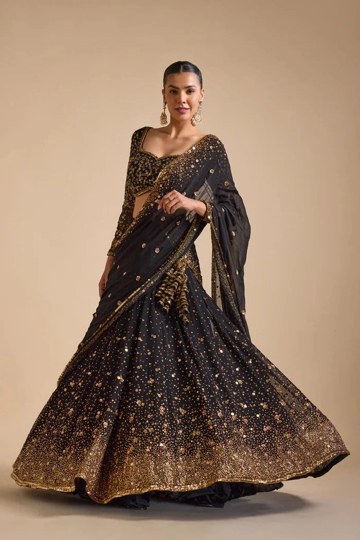 Ebony Elegance Lehenga Choli
