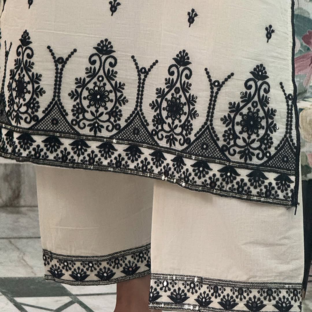 Monochrome Charm Kurta Set