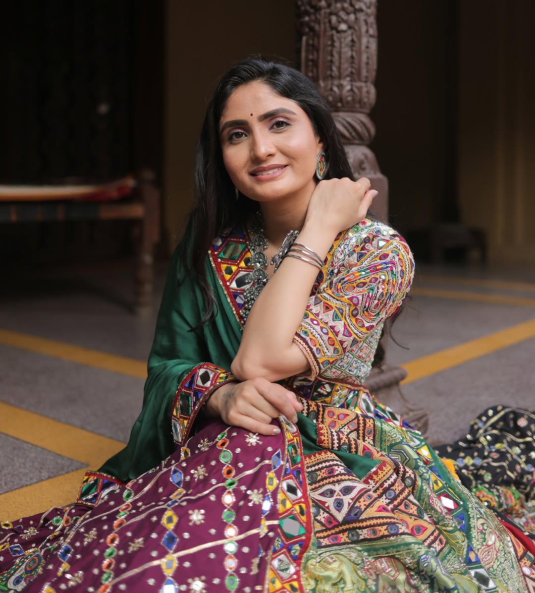 Garba Glow Navratri Lehenga Choli