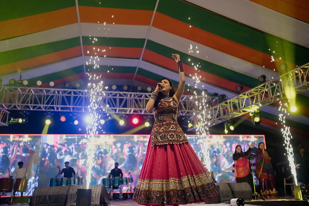 Ghoomar Glow Navratri Lehenga Choli