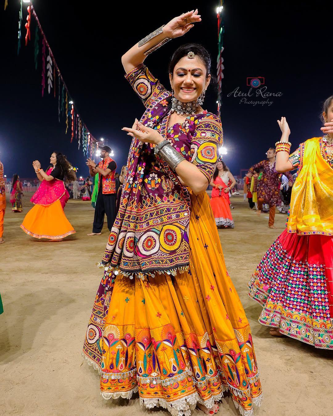 Starry Night Raas Navratri Lehenga Choli