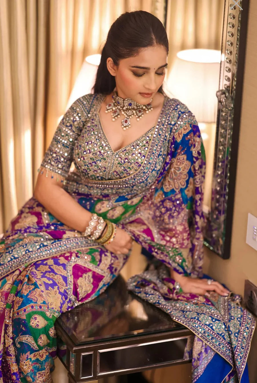Feathered Aura Saree