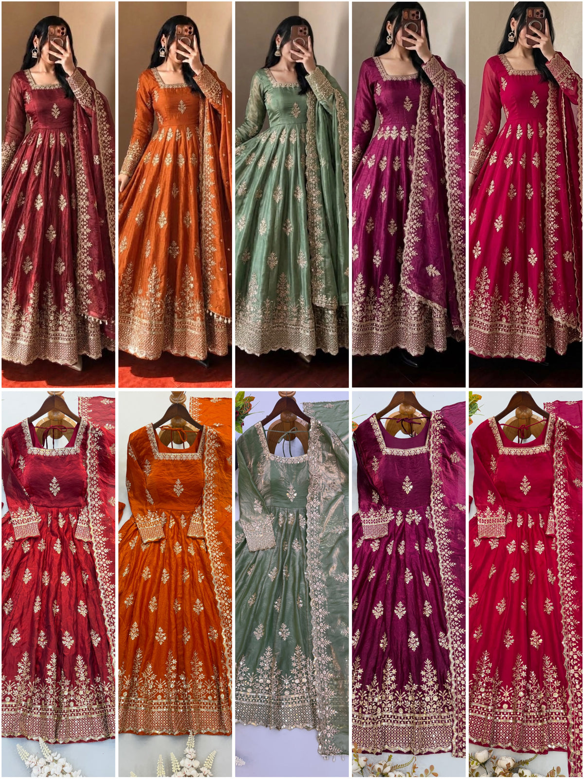Mehfil-e-Bahar Anarkali Set