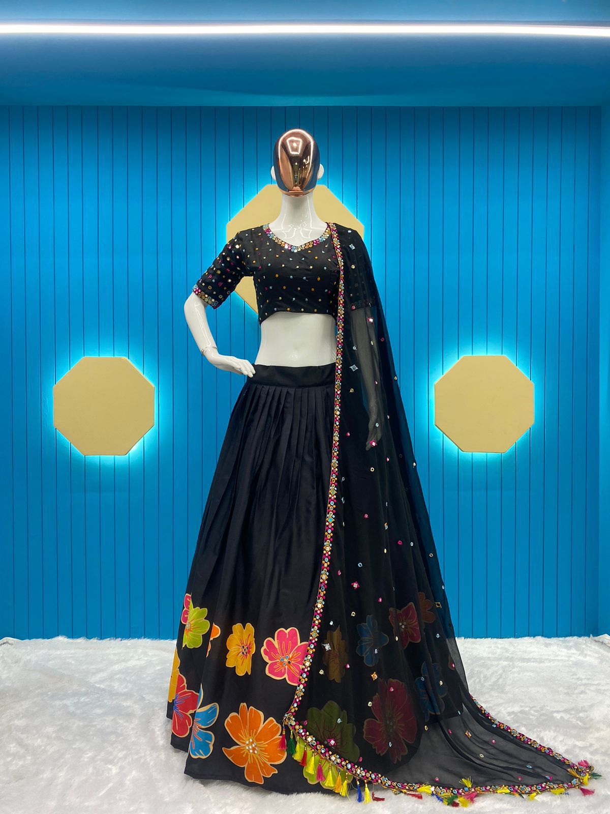 Ghoomar Grace Navratri Lehenga choli