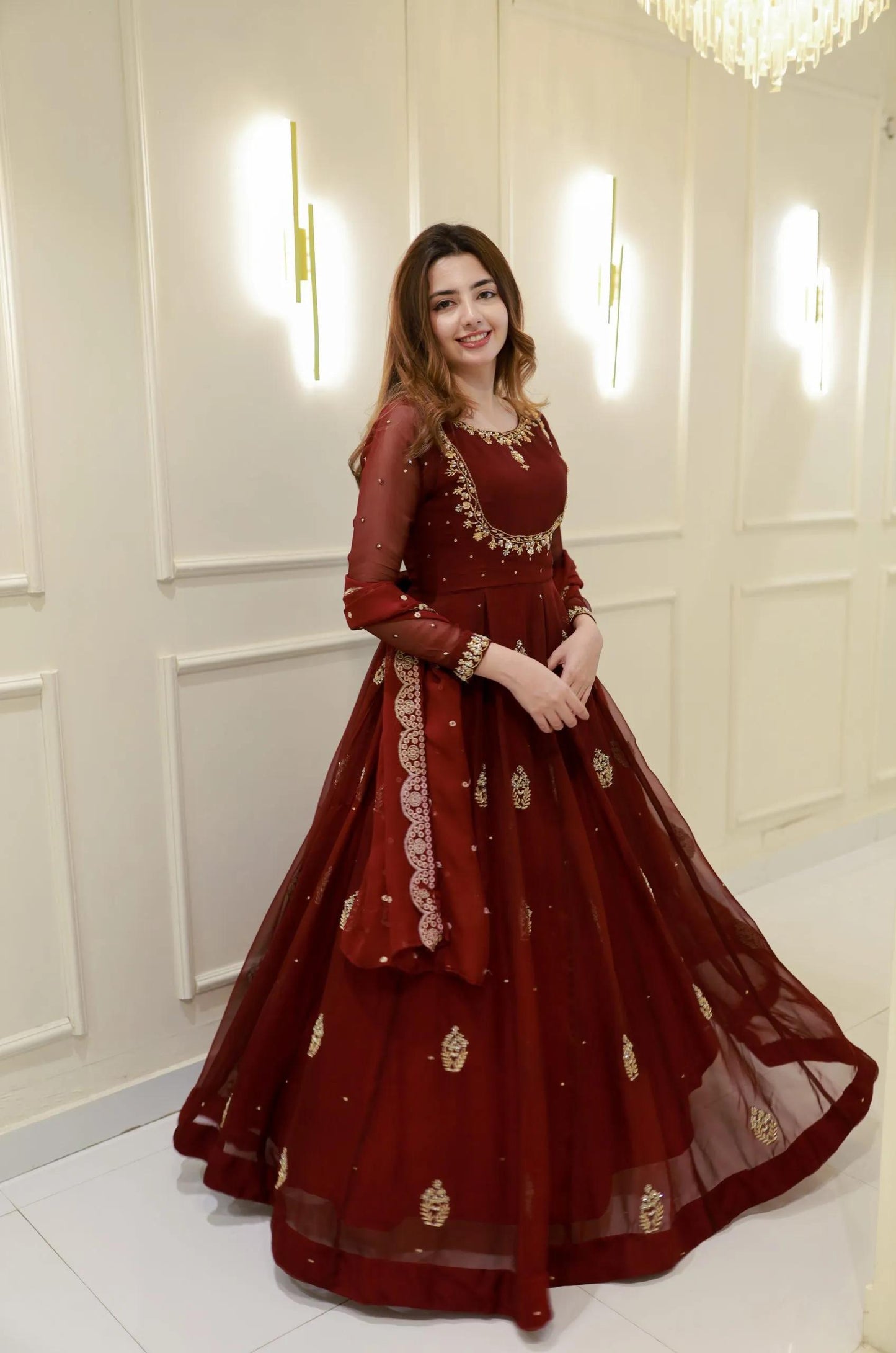 Aafreen Georgette Anarkali Gown