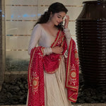 Leela Loom Gown With Dupatta
