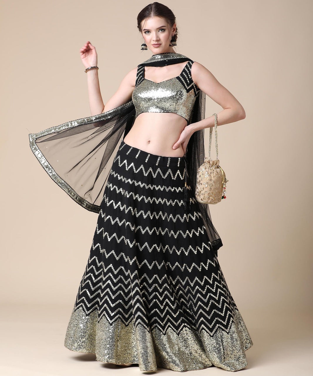 Ebony Grace Lehenga Choli (TOP QUALITY)