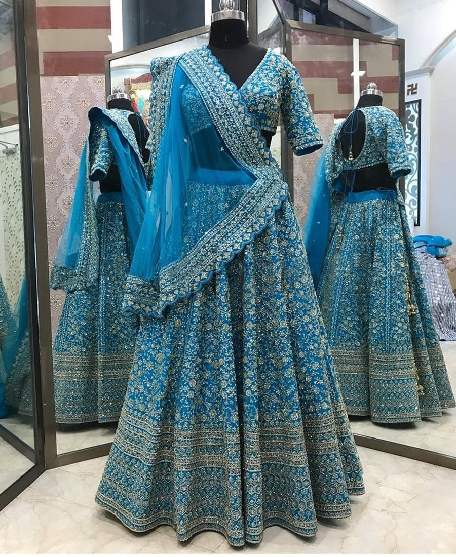 Glimmering Rani Lehenga Choli (TOP QUALITY)