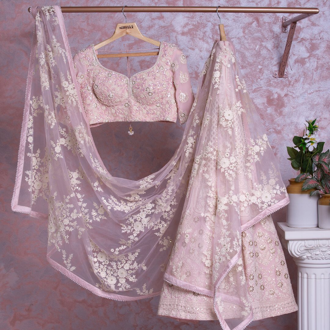Rosette Radiance Lehenga Choli (TOP QUALITY)