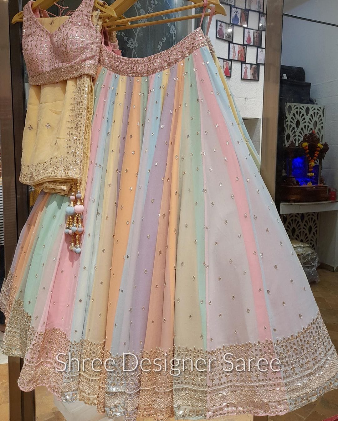Heritage Bloom Lehenga Choli (TOP QUALITY)