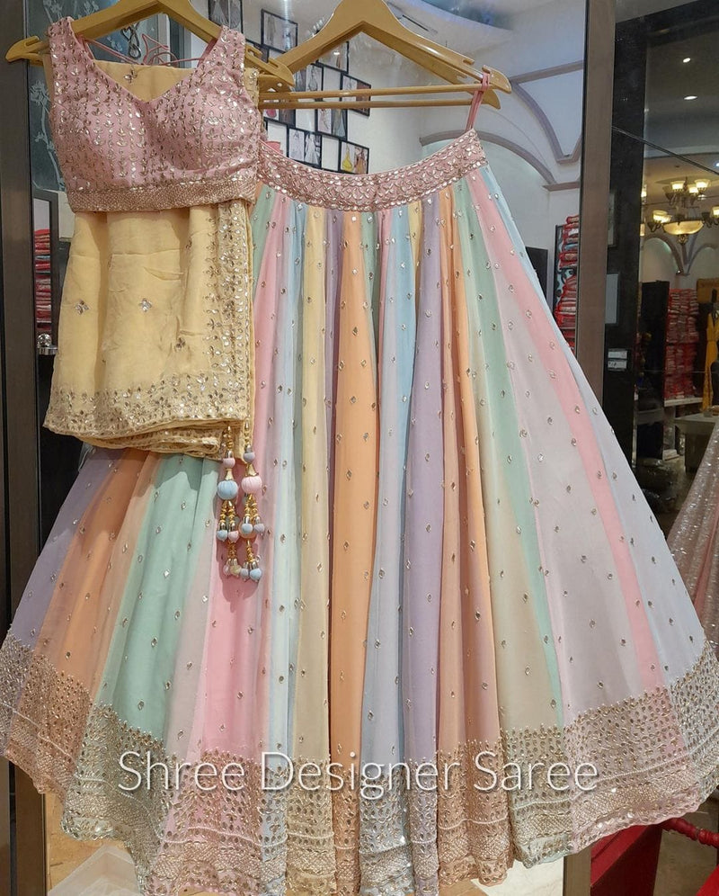 Heritage Bloom Lehenga Choli (TOP QUALITY)
