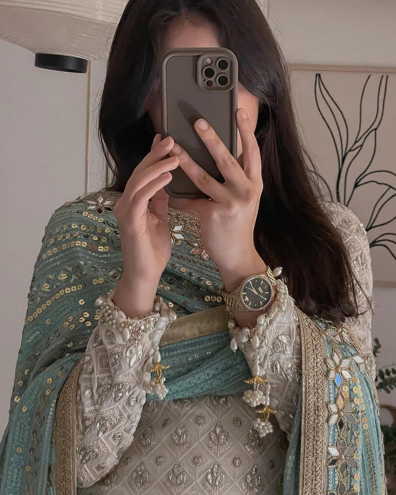 Needlecrafted Ornated Salwar Set