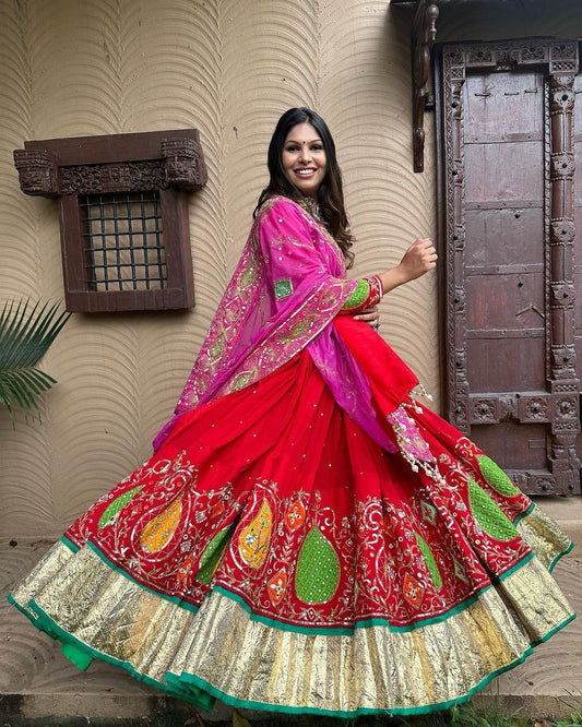 Peacock Pride Navratri Lehenga Choli