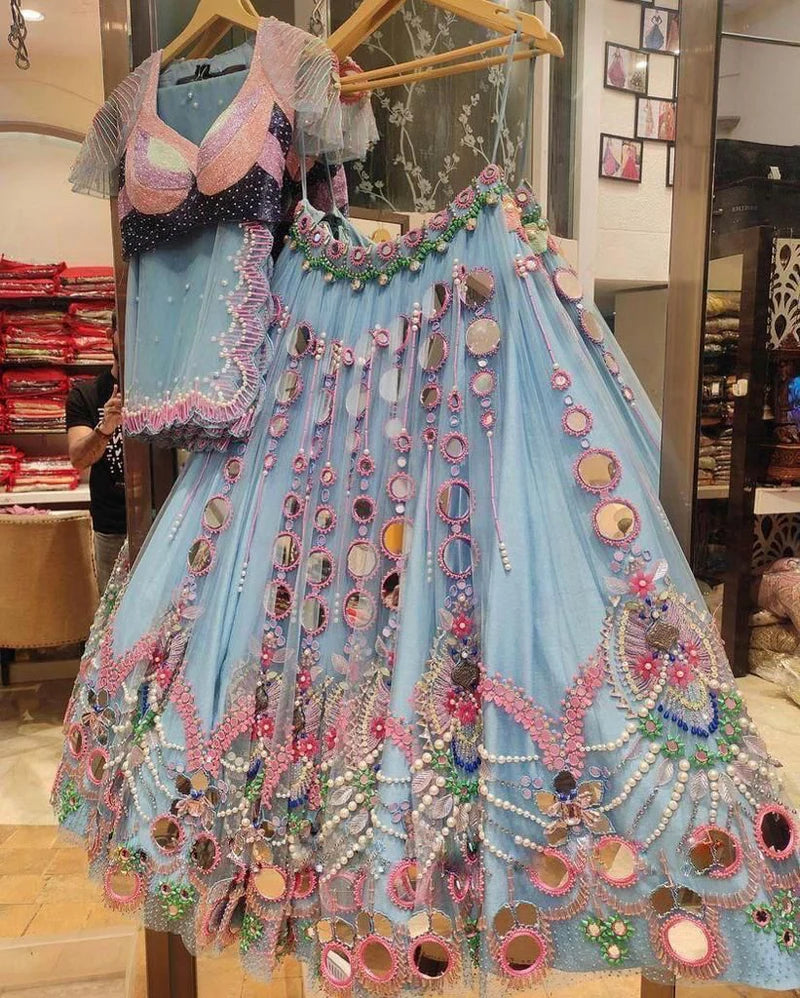 Neel Sitara Lehenga