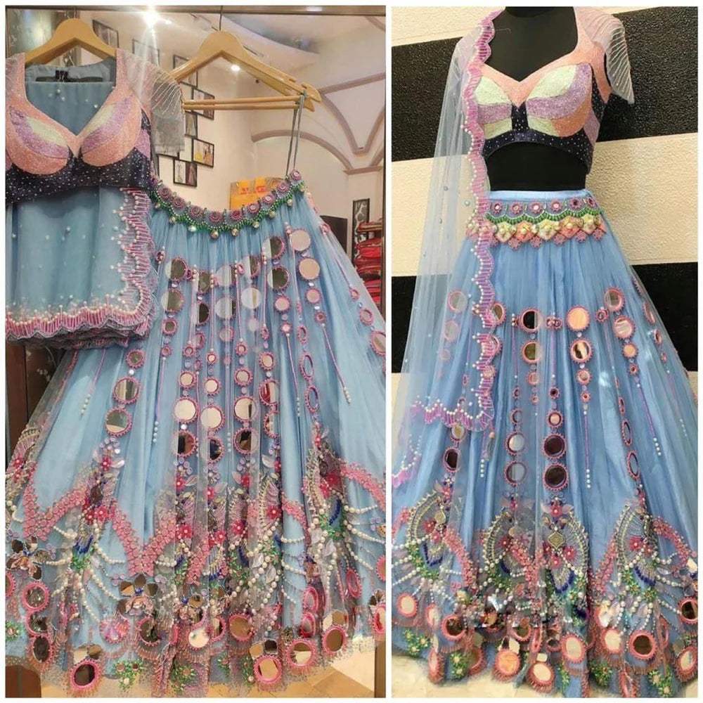 Neel Sitara Lehenga