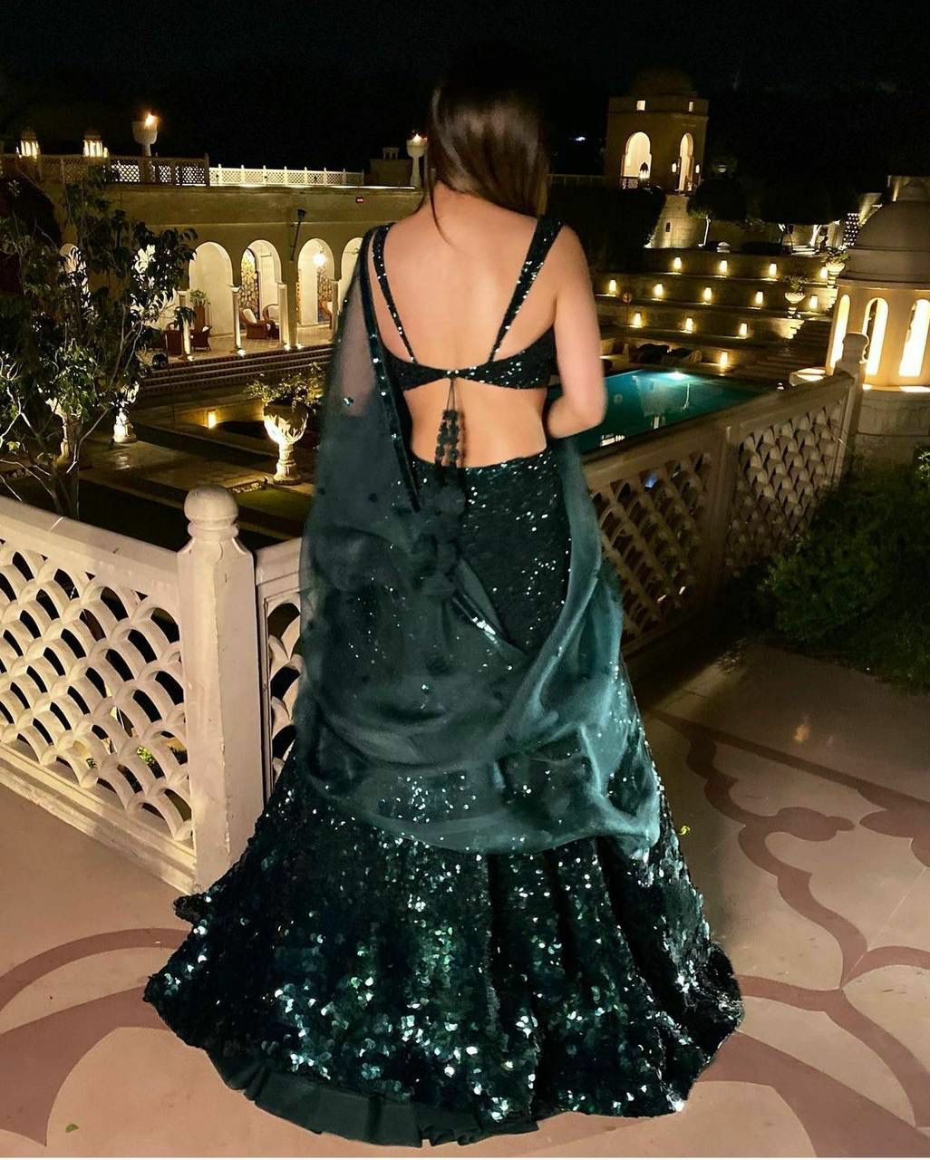 Marakata Majesty Lehenga Choli