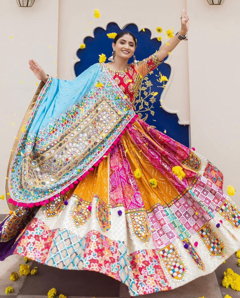 Dholida Diva Navratri Lehenga Choli
