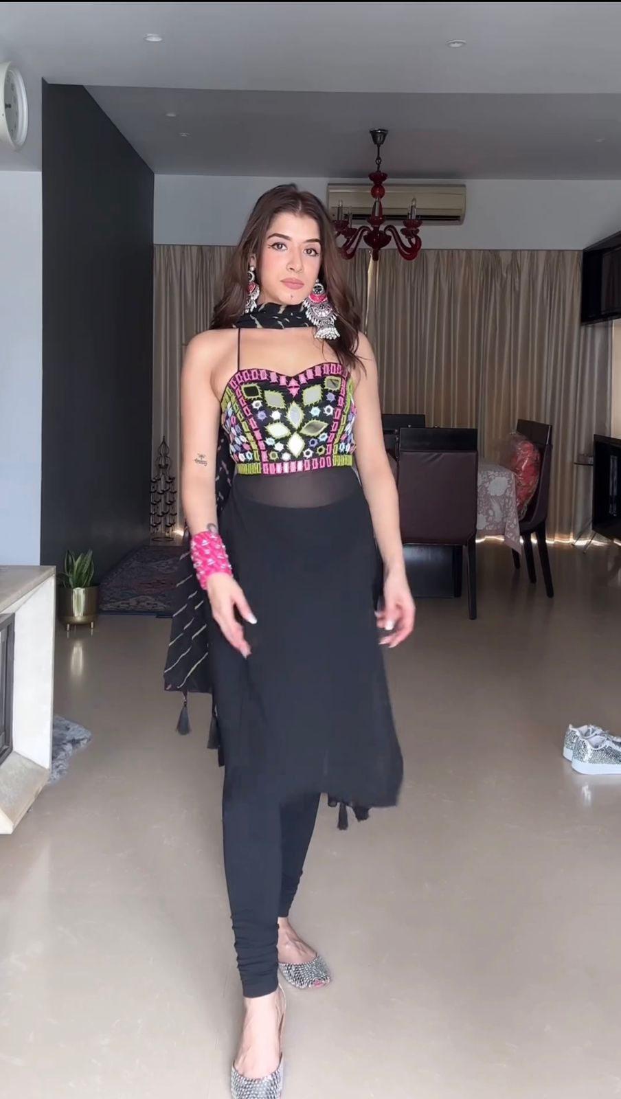 Aangan Raas Navratri Kurti