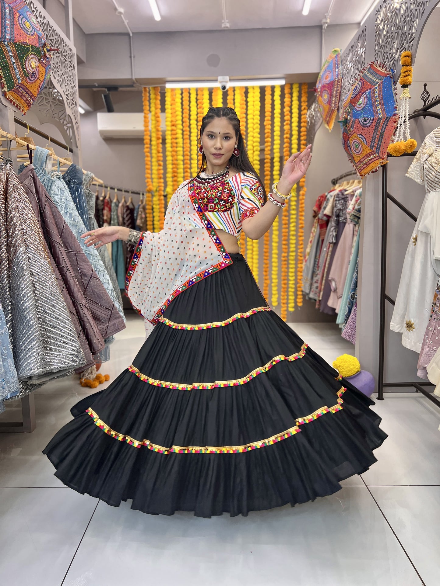Morni Navratri  Lehenga Choli
