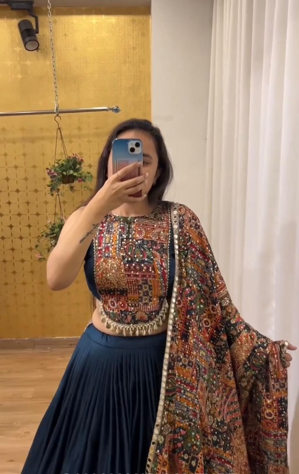 Nritya Nazaara  Navratri Lehenga choli