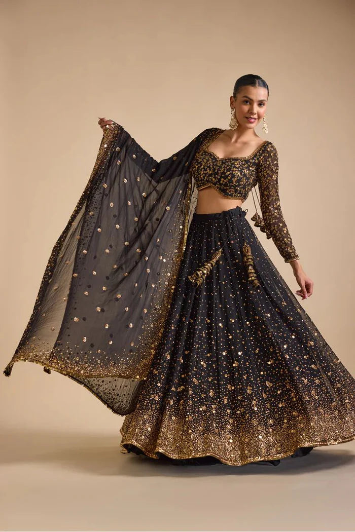Ebony Elegance Lehenga Choli