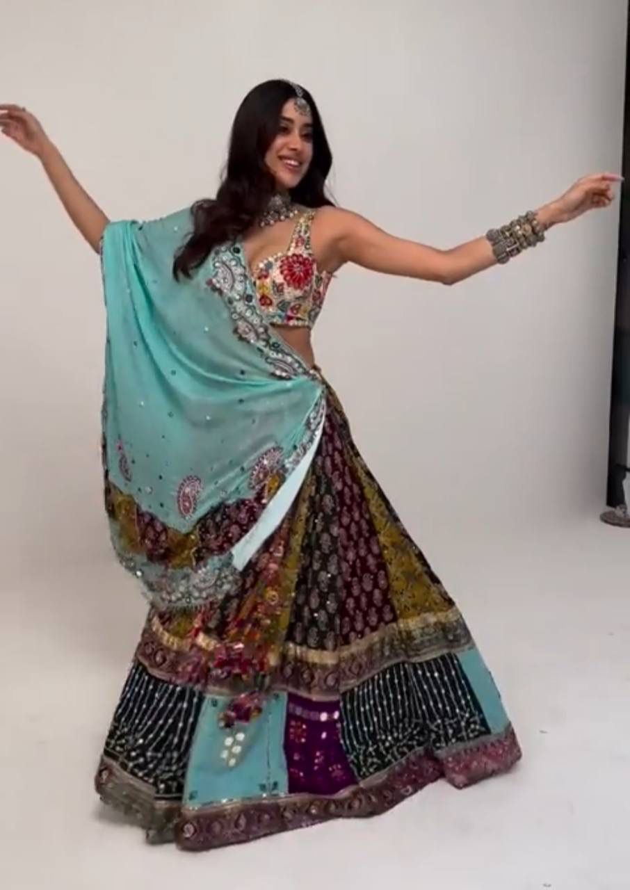 Rajwada Firozi Navratri Lehenga Choli
