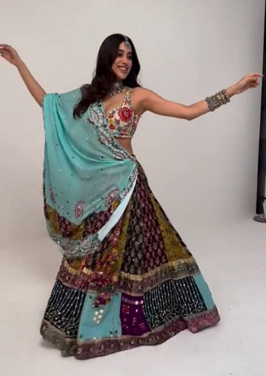 Rajwada Firozi Navratri Lehenga Choli