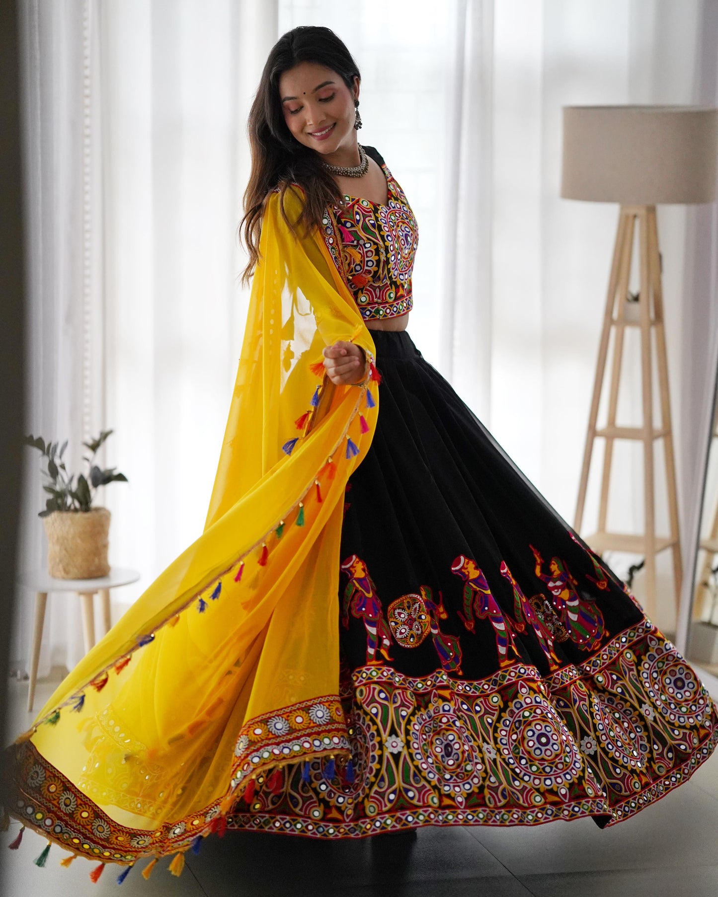 Starlit Navratri Lehenga Choli