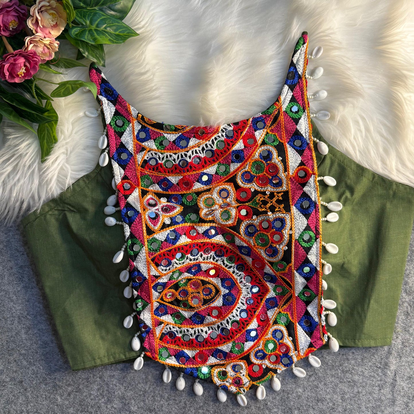 Navrang Heritage Navratri Mirror Blouse