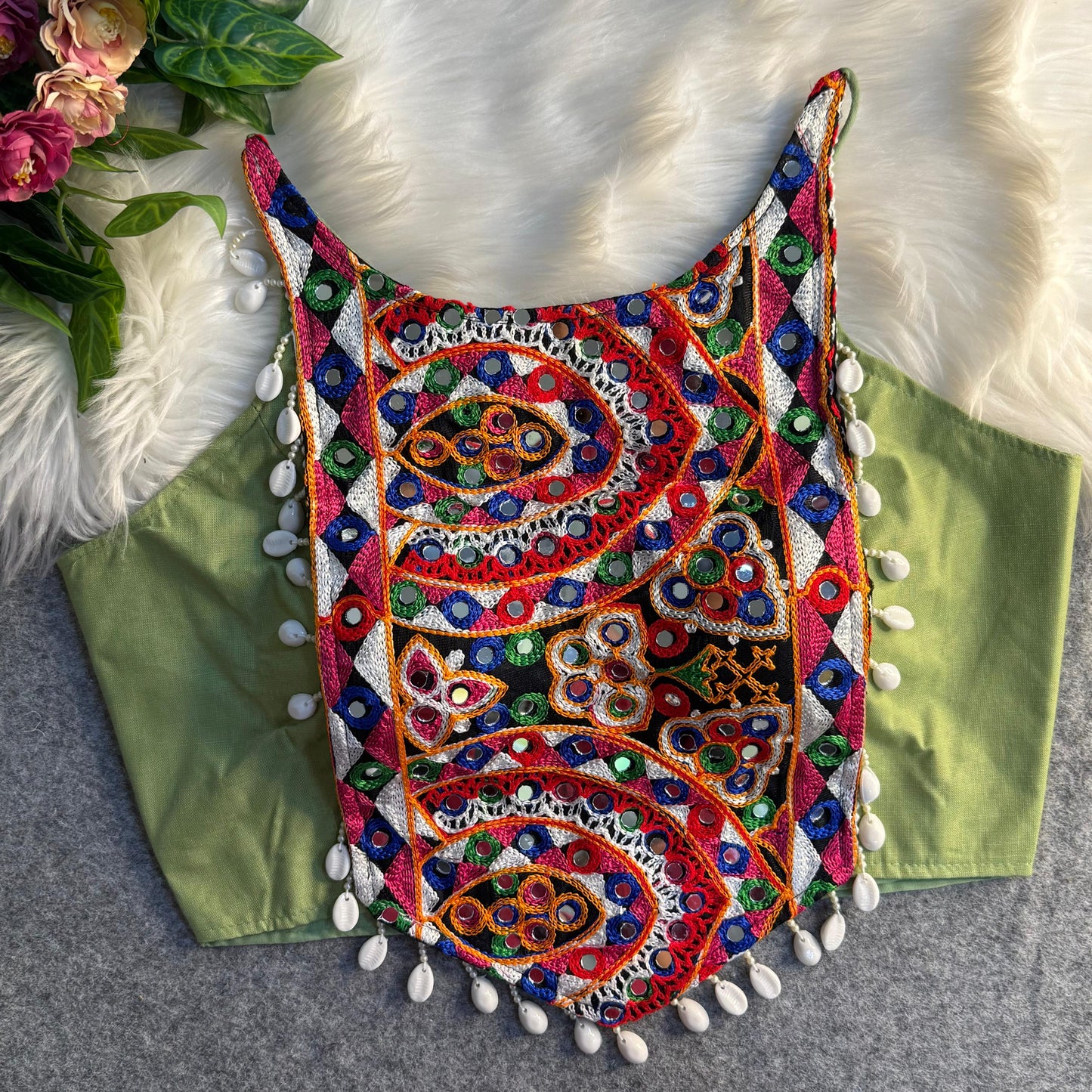Navrang Heritage Navratri Mirror Blouse
