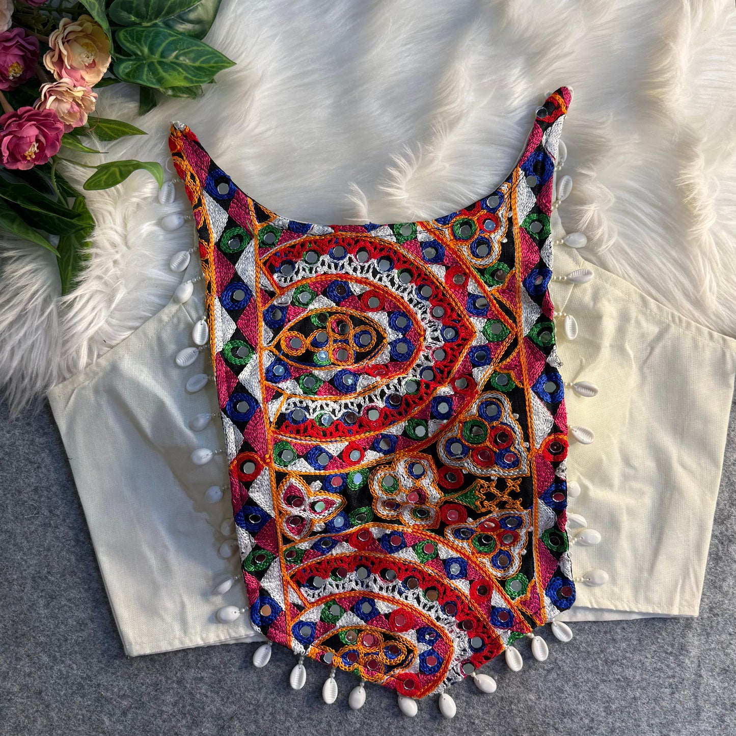Navrang Heritage Navratri Mirror Blouse