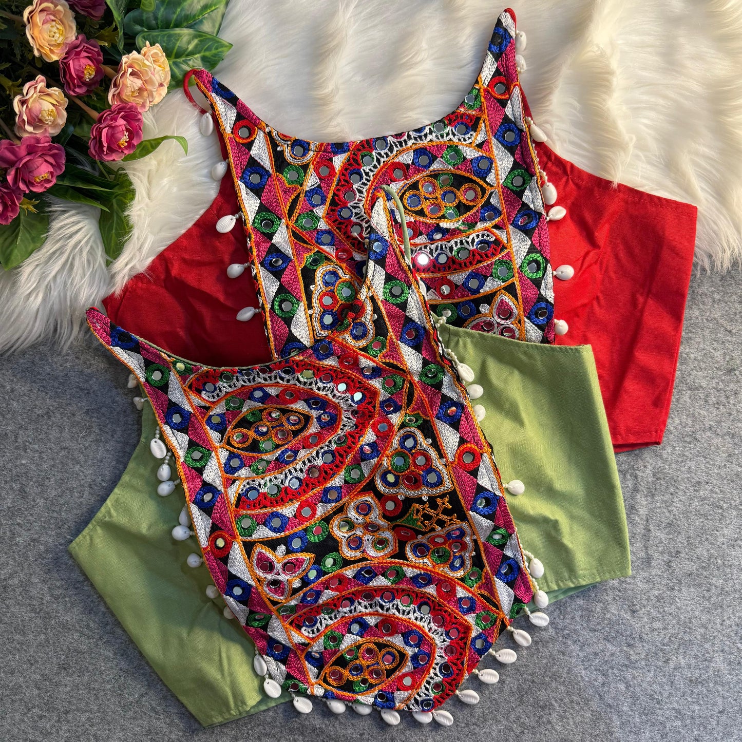 Navrang Heritage Navratri Mirror Blouse