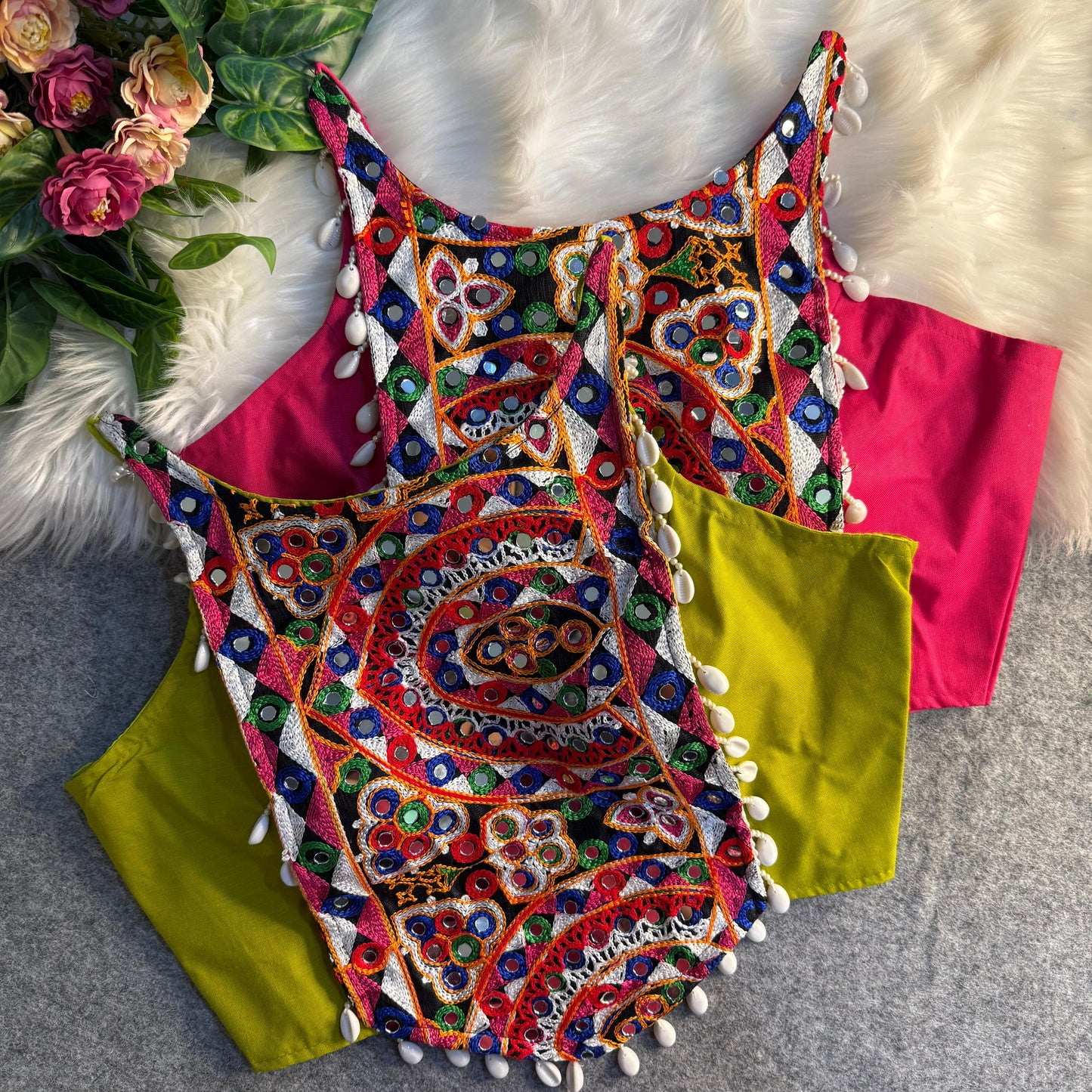 Navrang Heritage Navratri Mirror Blouse