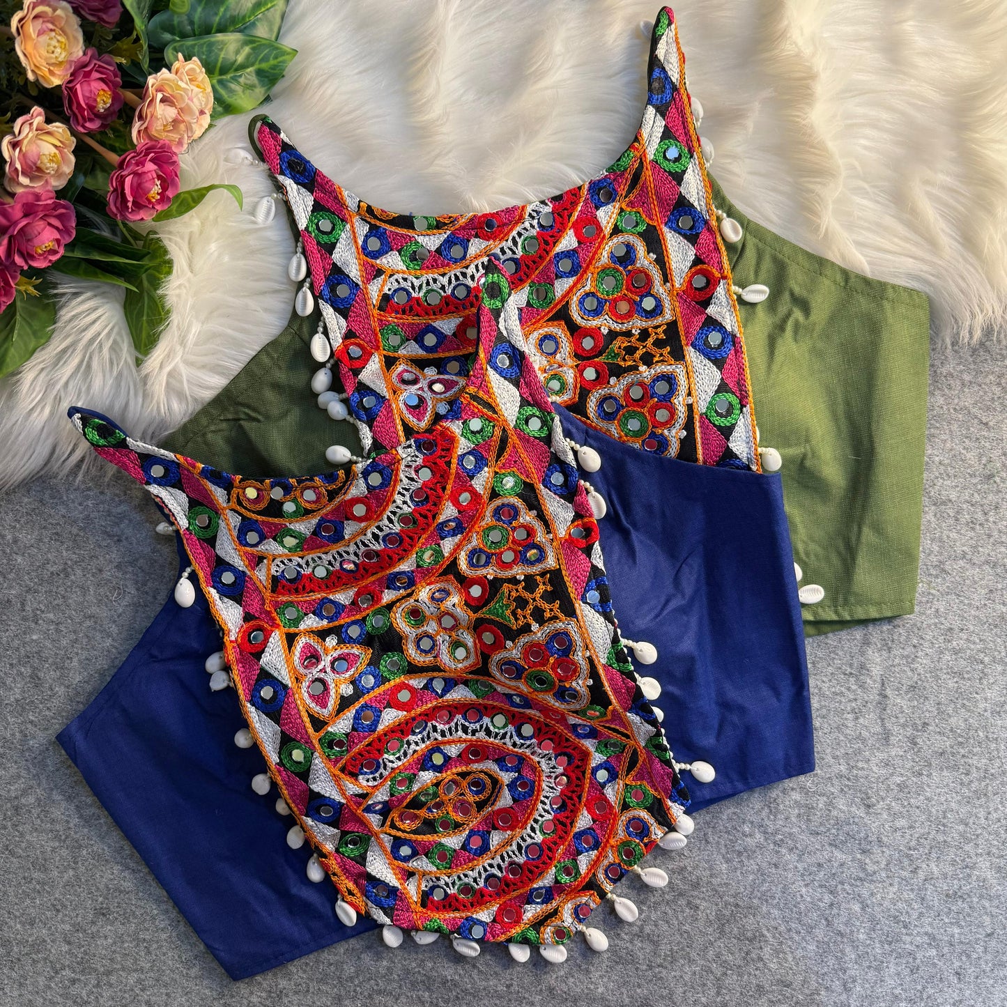 Navrang Heritage Navratri Mirror Blouse