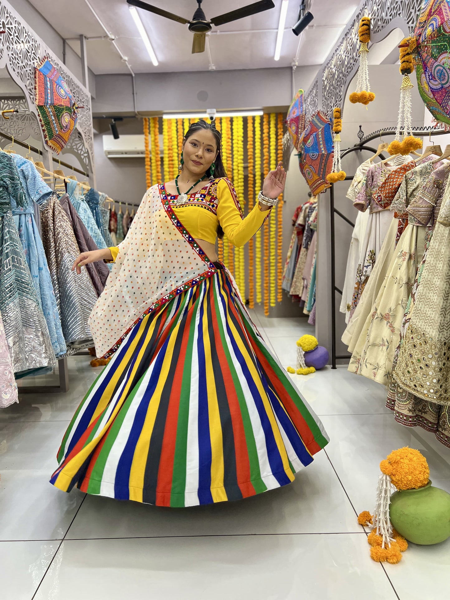 Navratna Navratri Lehenga Choli