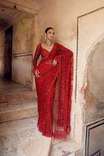 Apsara Crimson Bling Drape