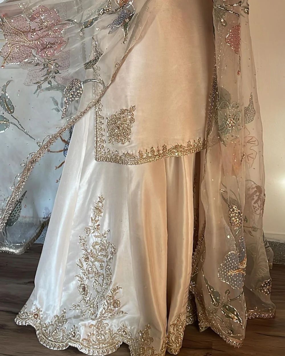 Nazneen Ivory Sharara Set