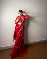 Mehr-E-Zaib Saree Ensemble