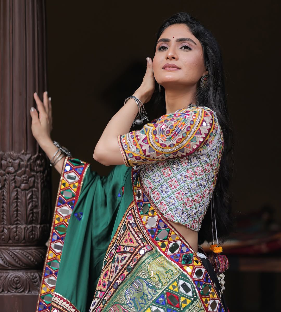 Garba Glow Navratri Lehenga Choli