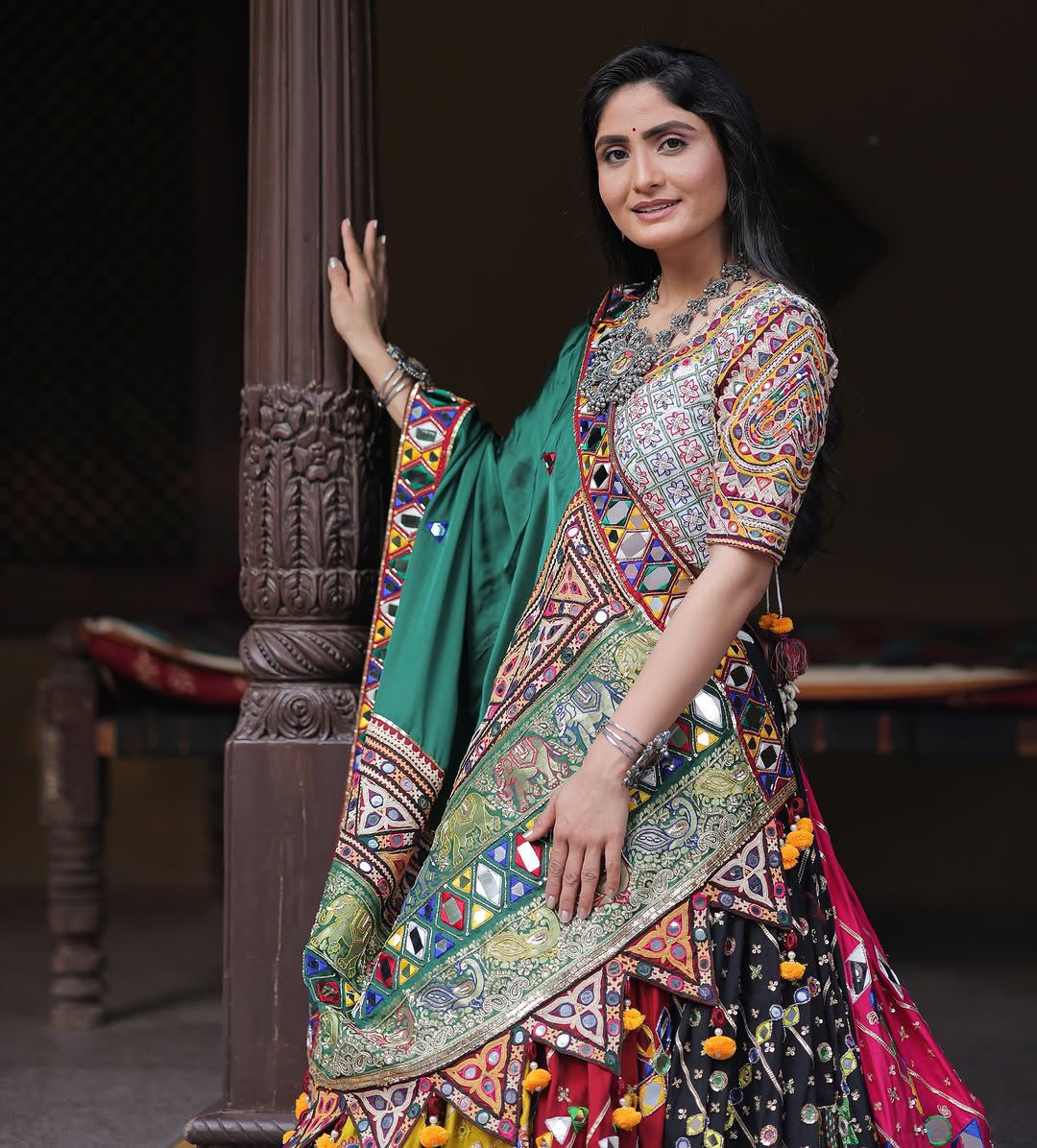 Garba Glow Navratri Lehenga Choli