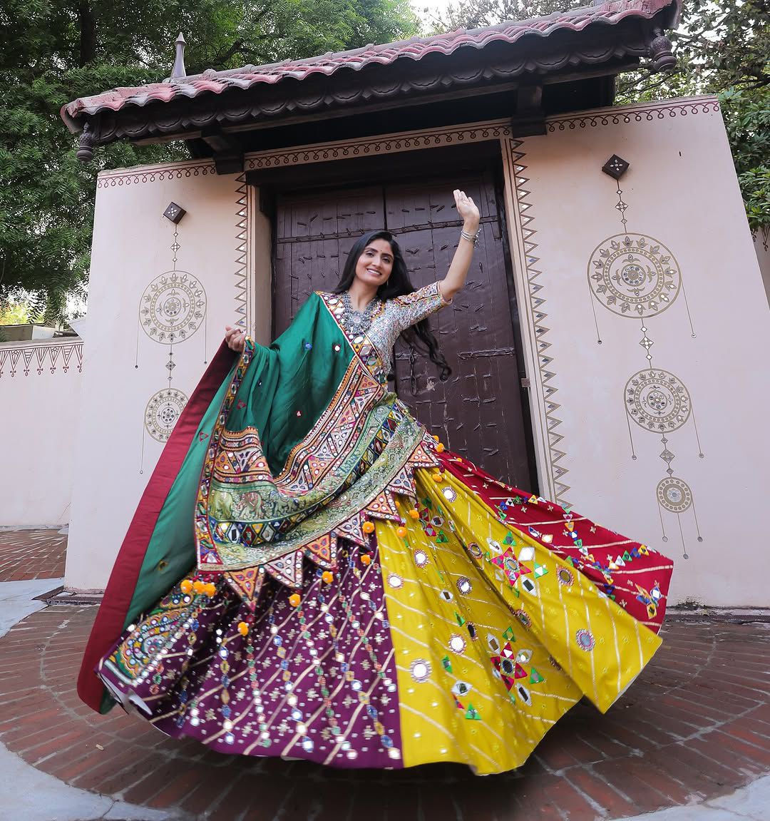 Garba Glow Navratri Lehenga Choli