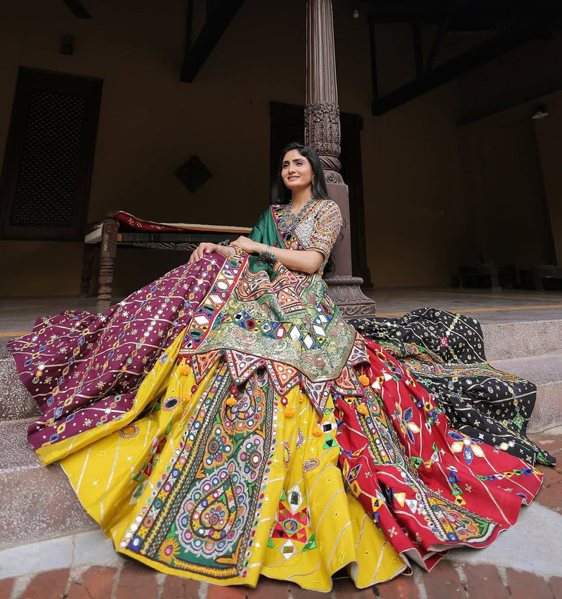 Garba Glow Navratri Lehenga Choli