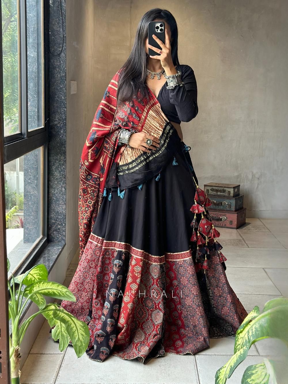 Abla Art Navratri Lehenga Choli