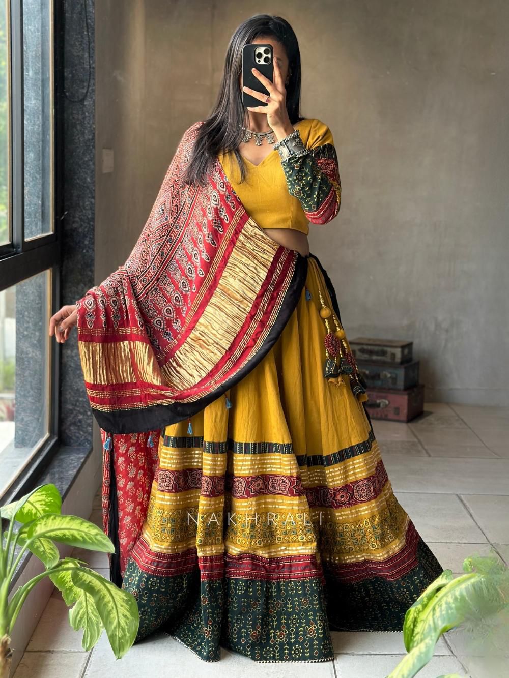 Abla Art Navratri Lehenga Choli