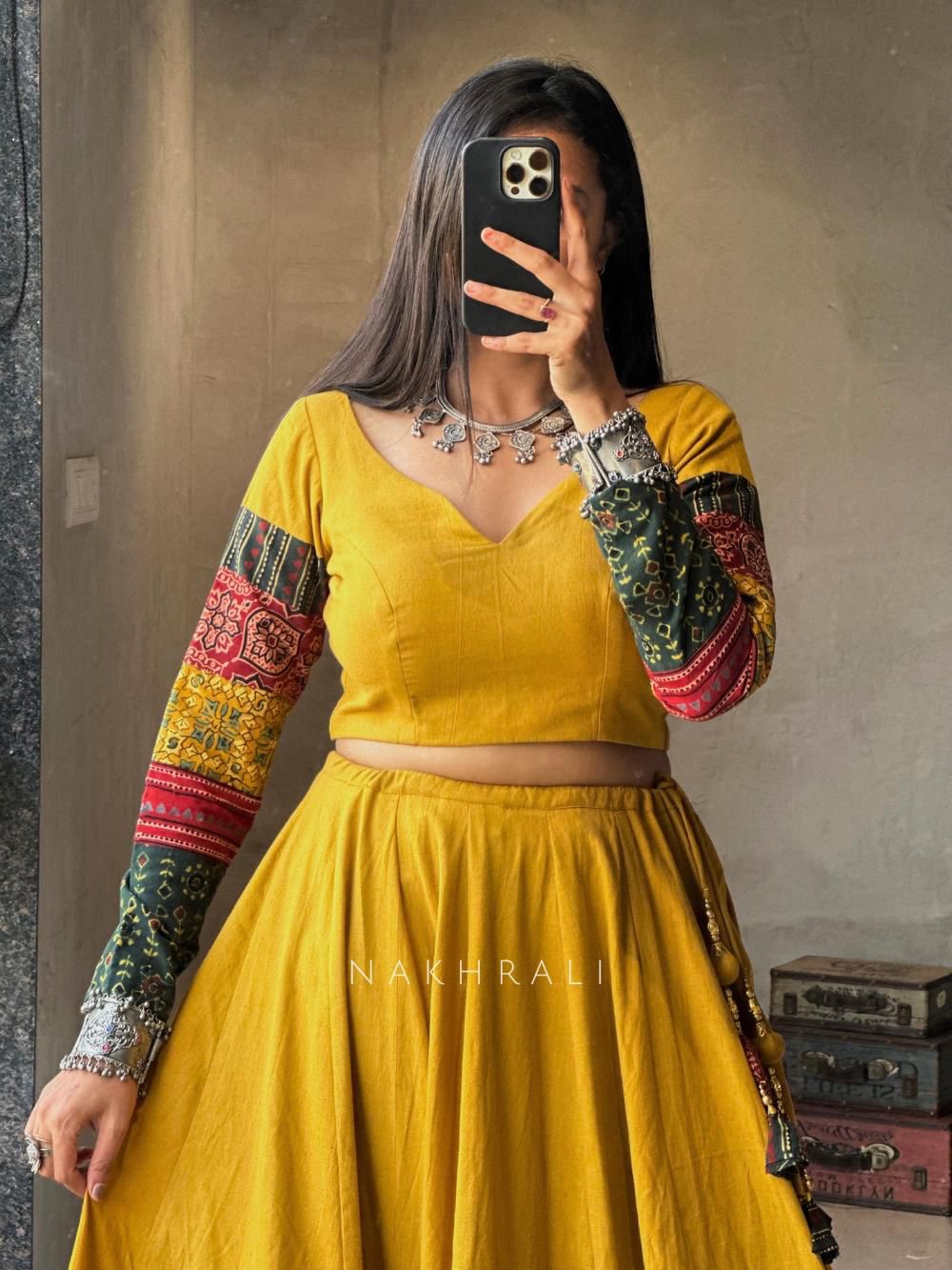 Abla Art Navratri Lehenga Choli