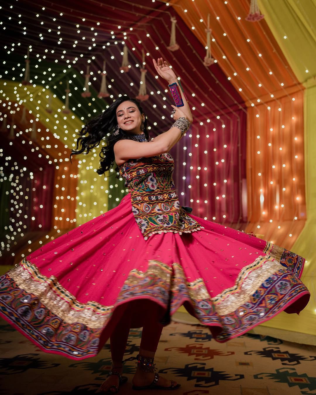 Ghoomar Glow Navratri Lehenga Choli