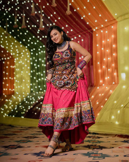 Ghoomar Glow Navratri Lehenga Choli